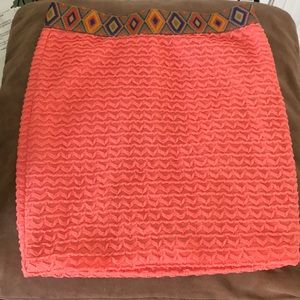 Body forming mini skirt